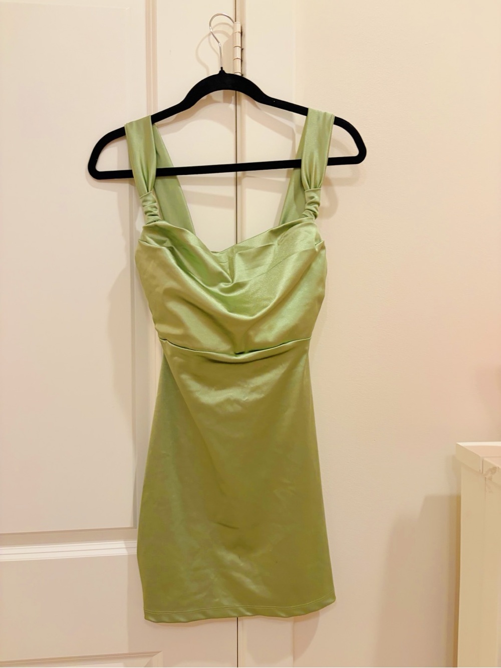 WINDSOR GREEN MINI DRESS SIZE S